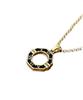 Gaman Unisex Silver Clock Tempus Necklace