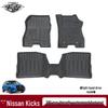 Alfombrillas de goma impermeables para piso y maletero con volante a la derecha para Nissan Kicks