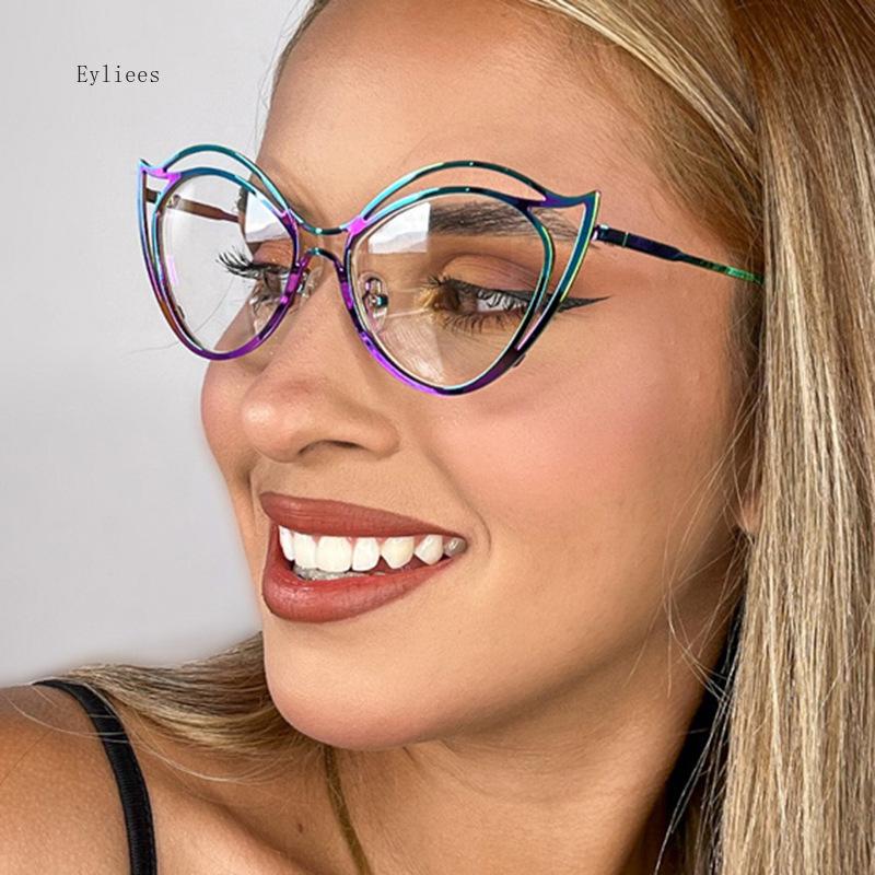 Eyeglasses Frame Women Fashion Glasses Cat Eye Optical Frames Myopia Nerd Glasses Frame Spectacles Eyewear Legs gafas hombre