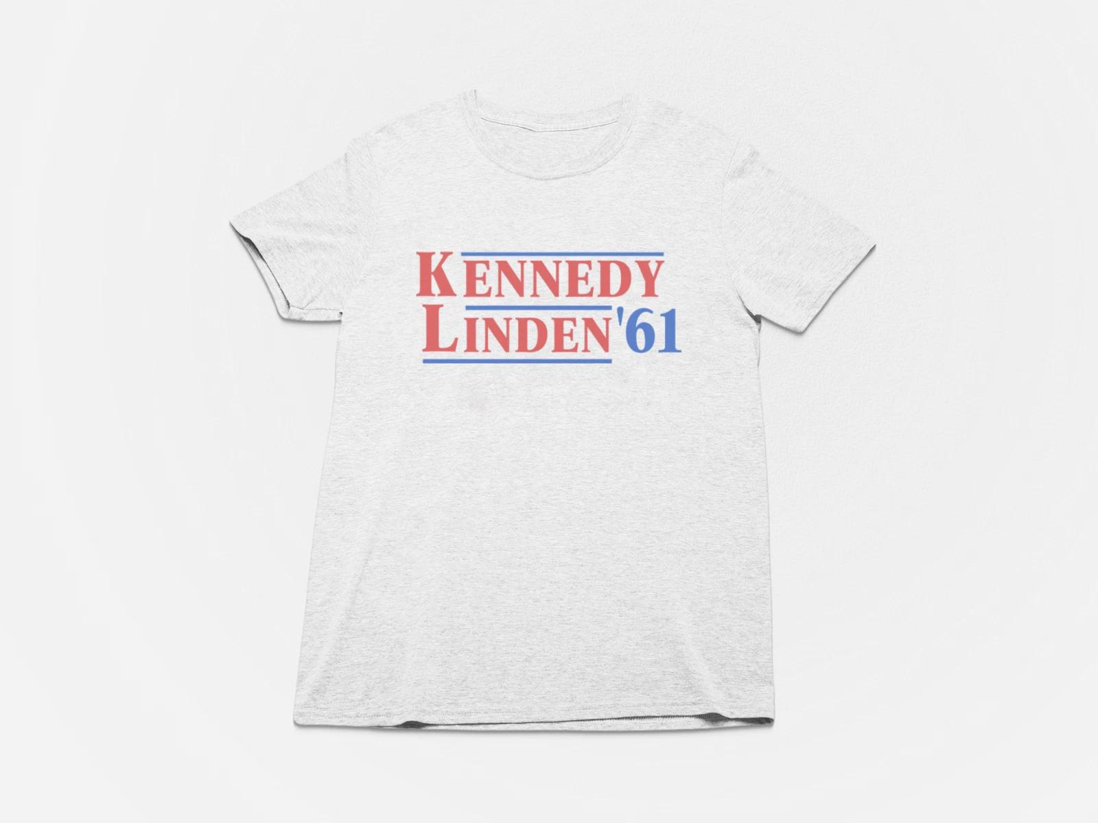 John F. Kennedy & Lyndon B. Johnson Tshirt, (1961-1963) , Political, Campaign 4XL