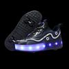 PoboZong Automatic Retractable LED Roller Skates