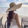 Summer Outdoor Straw Hat for Women, Large Brim Beach Hat, Versatile Hat for Beach Outings, Fresh And Light Hat,Foldable Outdoor Beach Hat for Women