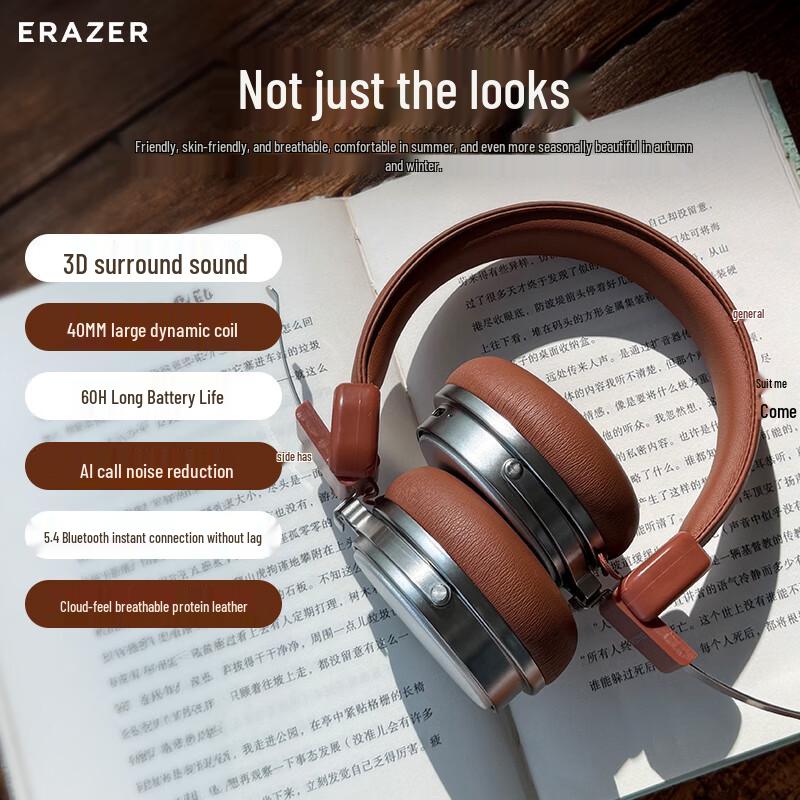 

Lenovo YNGE R1 Wireless Bluetooth Over-Ear Headphones