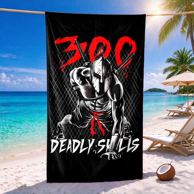 Kaiju No. 8 Quick-drying soft and absorbent beach towel—perfect for beach trips swimming outdoor camping and travel an essential beach item