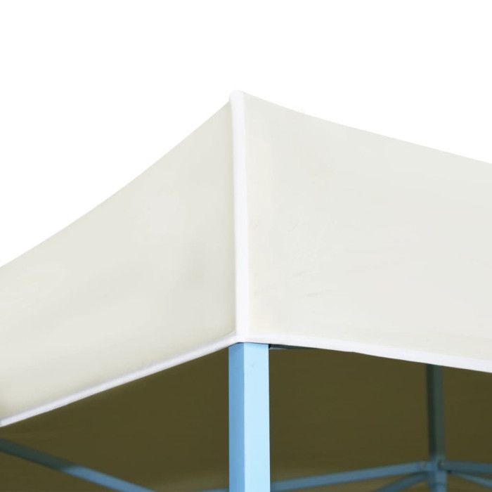 VidaXL Tente de Réception Pliable Blanc Cassé Tonnelle Chapiteau de Jardin 44974