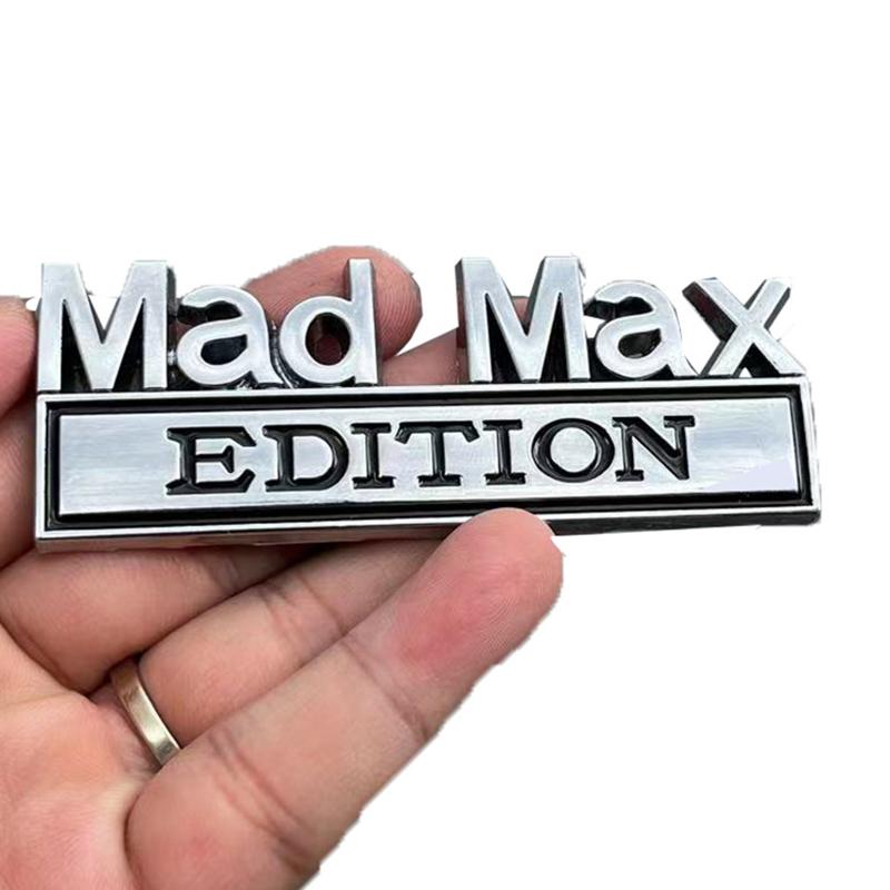 

Автомобильный Стайлинг 3D Mad Max Edition Металлический Хром Цинковый Сплав Клейкая Эмблема Декоративный Значок Забавная Наклейка Автомобильный Аксессуар