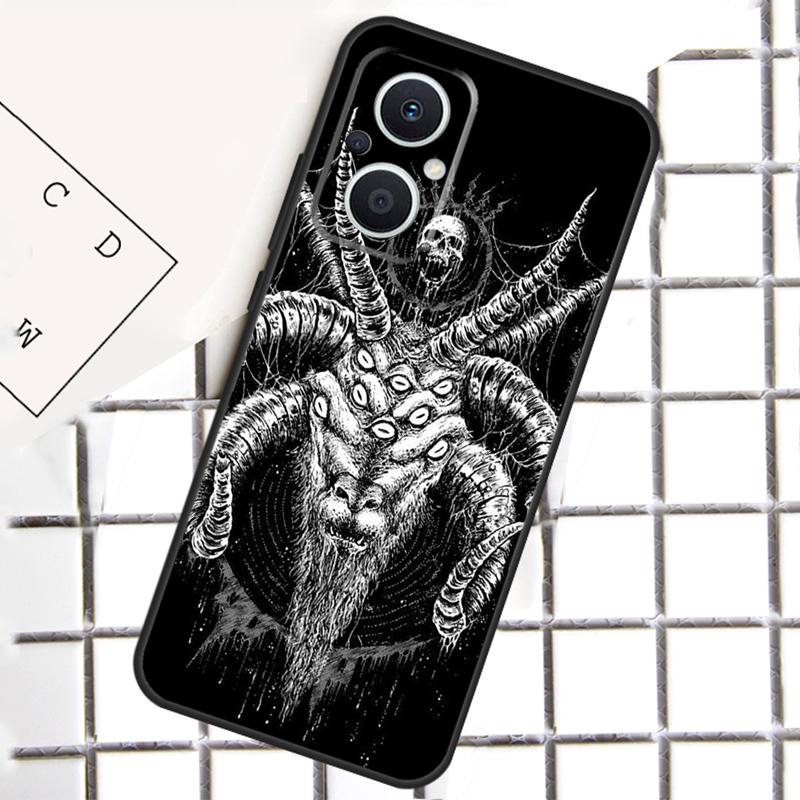 Devil Satan For OPPO Reno 13F 12F 14F 11F 10 11 12 13 14 Pro 8T 7 8 Lite OPPO Find X9 X8 X6 X5 Pro Case