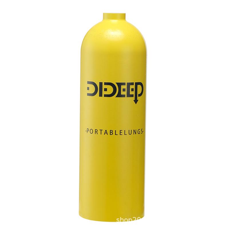 DIDEEP X5000Pro 2L Diving Snorkeling Kit with Scuba Oxygen Tank and Pressure Gauge