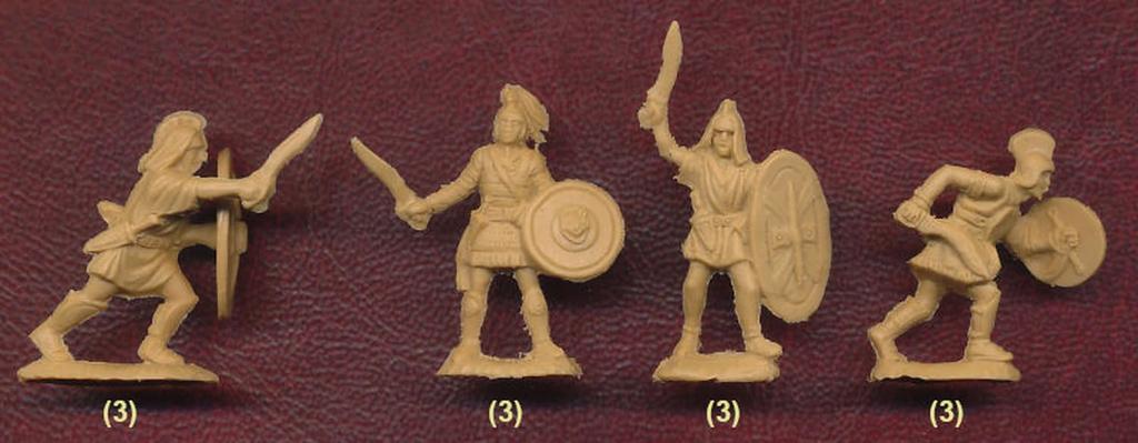 Ultimatio Infantry Punic Wars 9 27 Plastic Model RU72016 1/72 Carthaginian-Iberian Part.1 Poses, Figures,