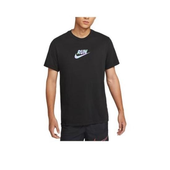 

Nike Men s Quick-Dry Running Knit Short-Sleeve T-Shirt, Black EU M