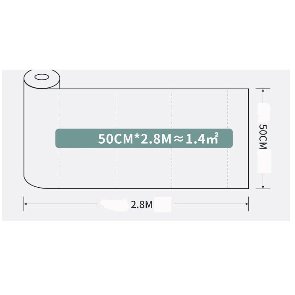 Fuktsikker Soveromstapet Selvklebende Renovering Veggklistremerker 50cm Skumveggpanel