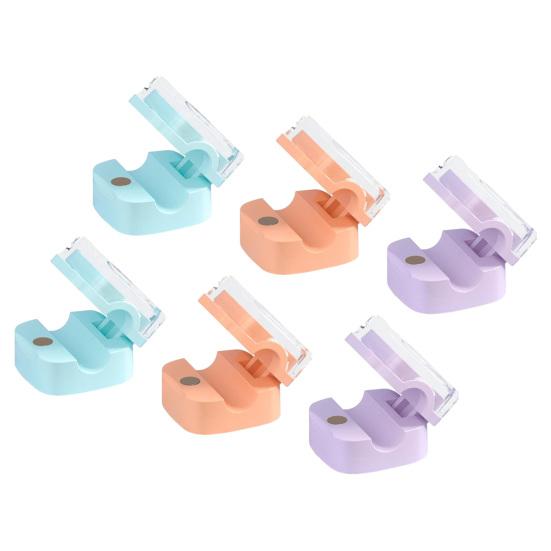 3/6Pcs Magnetic Cord Holder Adhesive Home Office Nightstand Desk Cable Organizer Wire Management Clip Phone Charging Cord Keeper