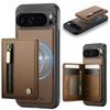2 In 1 Magnetic Detachable RFID Zipper Wallet Case For Google Pixel 9 10 Pro XL 9A Luxury Leather Multi Card Slots Stand Cover