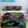 3PCS Warcraft Game 3pcs Bedding,Including 3PCS Duvet Cover And 2pcs Pillowcases Perfect for Christmas,Ideal for Bedroom, Dormitory