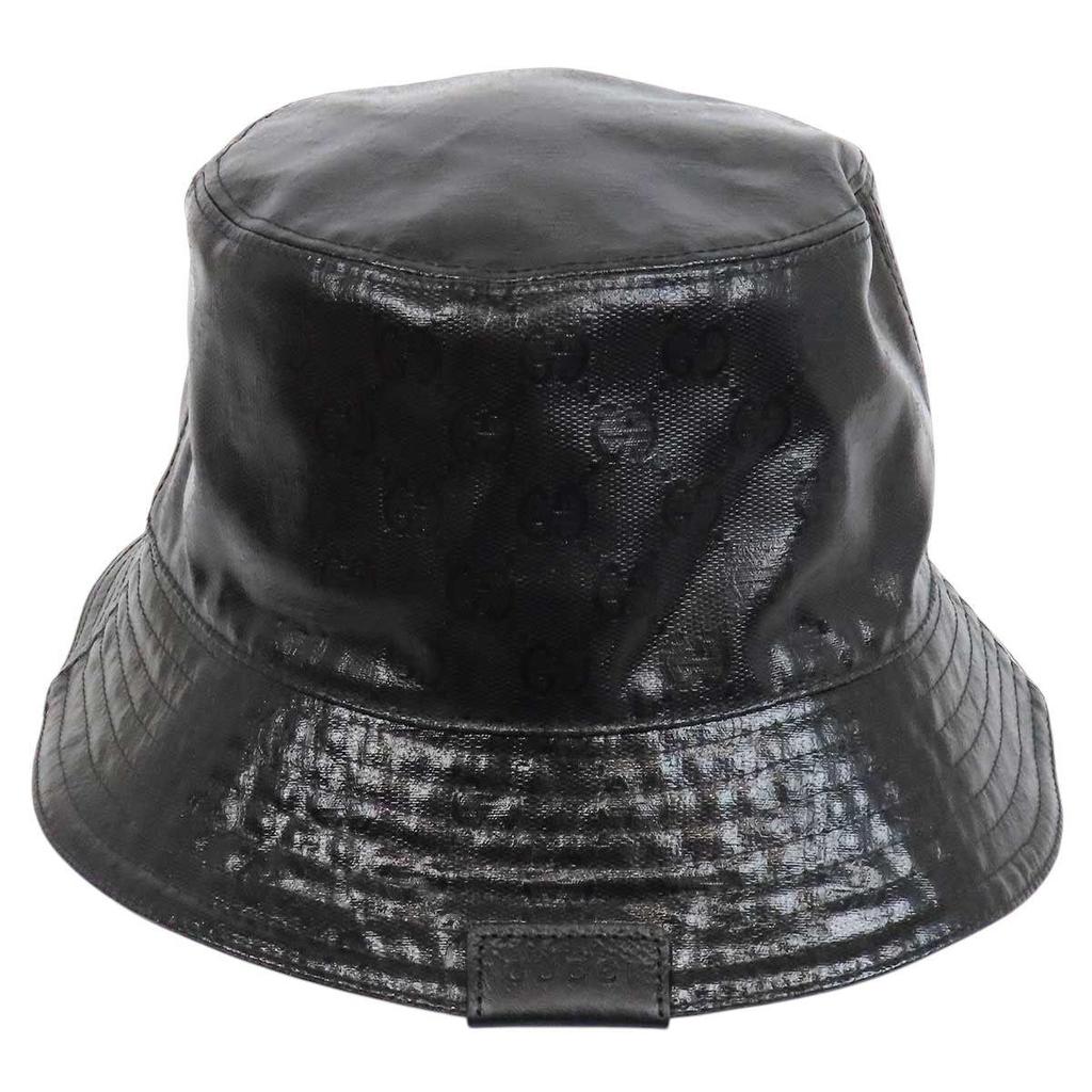 Used Gucci GG Crystal Bucket Hat 760144 Unisex Black GUCCI [Used] [Apparel/Accessories]