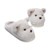 Women Autumn Flat Thick Bottom Indoor Cotton Slippers Winter Casual Velvet Fur Cartoon Dog Home Shoes Warm Anti Slip Slippers 36-45