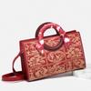 Chinese-style wedding bag 2024 new model for women, red traditional embroidered handbag, shoulder bag for middle-aged mothers, niche ethnic style