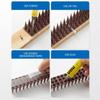 Plastic Anti Bird Spikes Pigeon Deterrent Cat Repellent Pest Control Humane Outdoor Roof Fence Ledge Guard Garden Protection