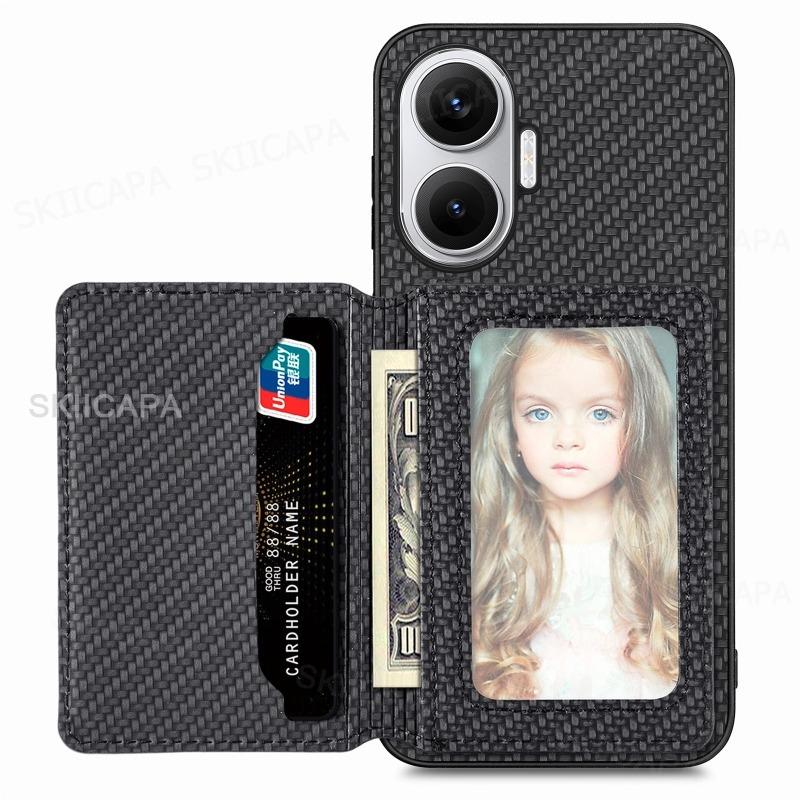 

Чехол для POCO F7 Кошелек Держатель для карт Подставка Кожаная обложка для Xiaomi POCO F7 X7Pro Redmi Turbo 4Pro Книжка Магнитная обложка Сумка для телефона for Redmi Turbo 4Pro