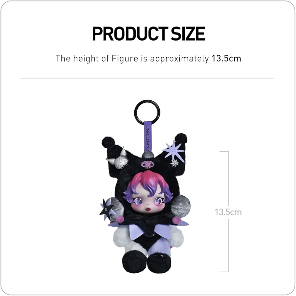 Pop Mart Skullpanda Kuromi Plush Toy Soft Stuffed Animal 30cm