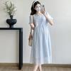 2026 Summer New Arrival: Loose Plus Size Maternity Dress with Daisy Design for a Youthful Look