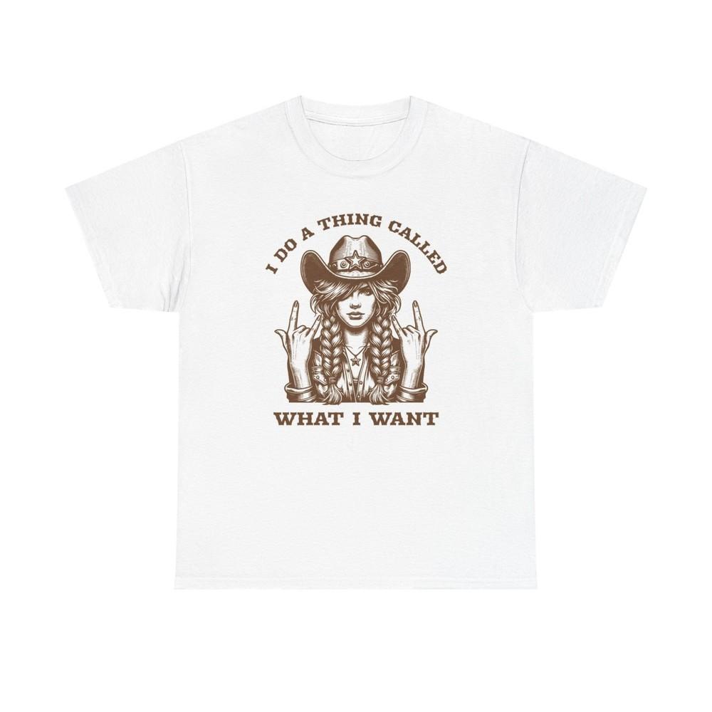 Do What I Want Graphic T Shirt Womens Vintage Retro Cotton Tee