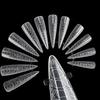 288PCS Poly Nail Gels Duals Forms Nail Builder Extension Gels Nail Mold Full Cover Acrylic False Nail Tips Duals Forms
