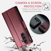 For Samsung Galaxy A57 5G Case CASEME 023 Series RFID Blocking Wallet Stand Glossy Litchi Texture Leather Phone Cover
