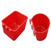 Set of 5 Cage Cups Plastic Feeders for Parrots and Chickens Birds Feeding Bird Feeding Cups Plastic Bowls