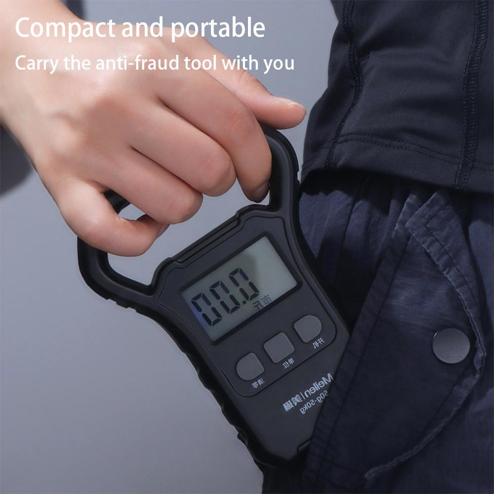 Handheld Luggage Weighting Scales 50kg Digital Fish Scale Electronic Hanging Scales Travel
