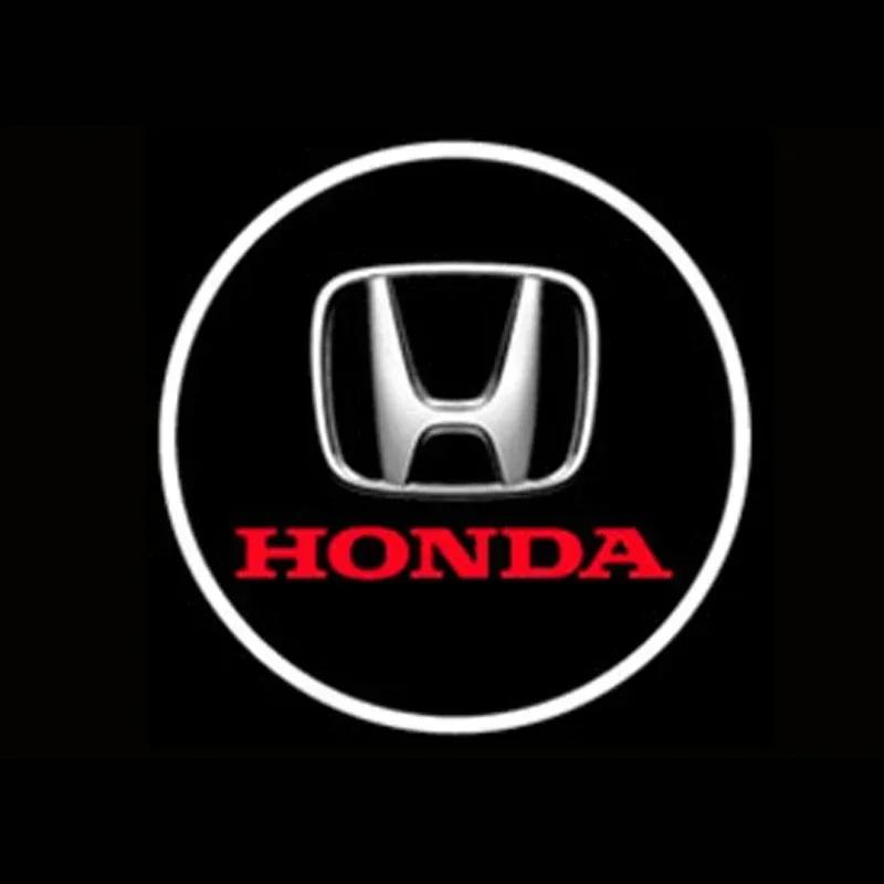 For Honda LED Car Door Welcome Light Ghost Shadow Projector Accord 9Th 10Th Gen CR-Z CR Z Spirior Elysion Odyssey Accessories