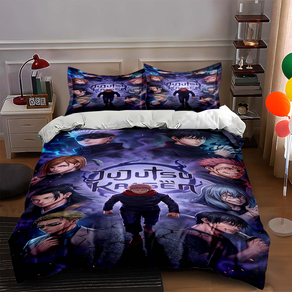 

Anime character collage Bedding Duvet cover sets Duvet covers Pillowcases gifts (1 * Duvet Cover 2 * Pillowcases, without duvet insert) 135x200cm