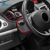 Riktigt mjuk kolfiberdekal för Renault Clio 3 2006 2007 2008 2009 2010 2011 2012 Interiör Bil Rattknappram