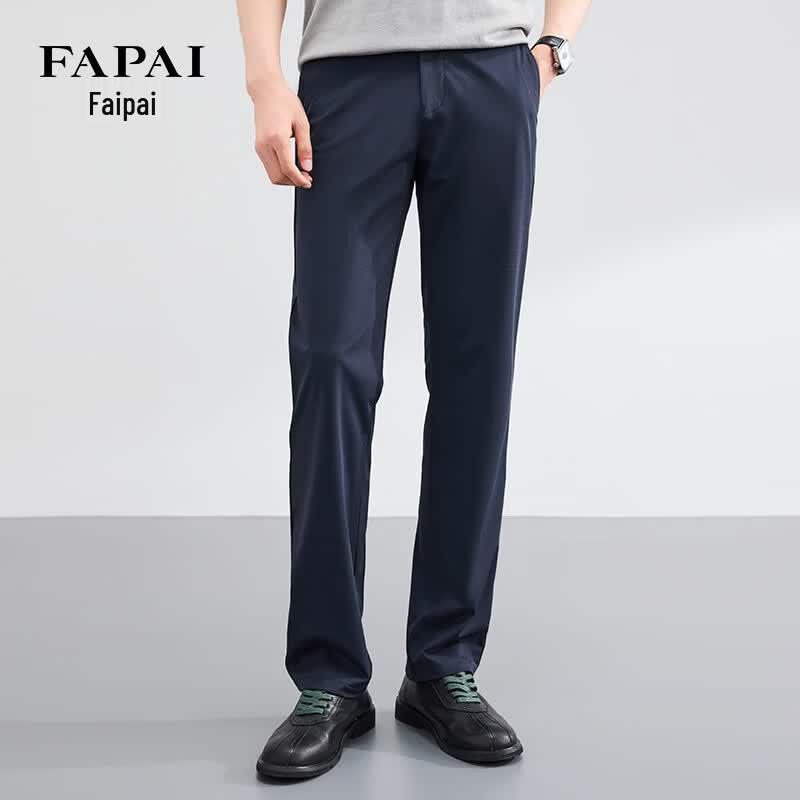 FAPAI Men s Straight-Fit Casual Trousers 185/102B