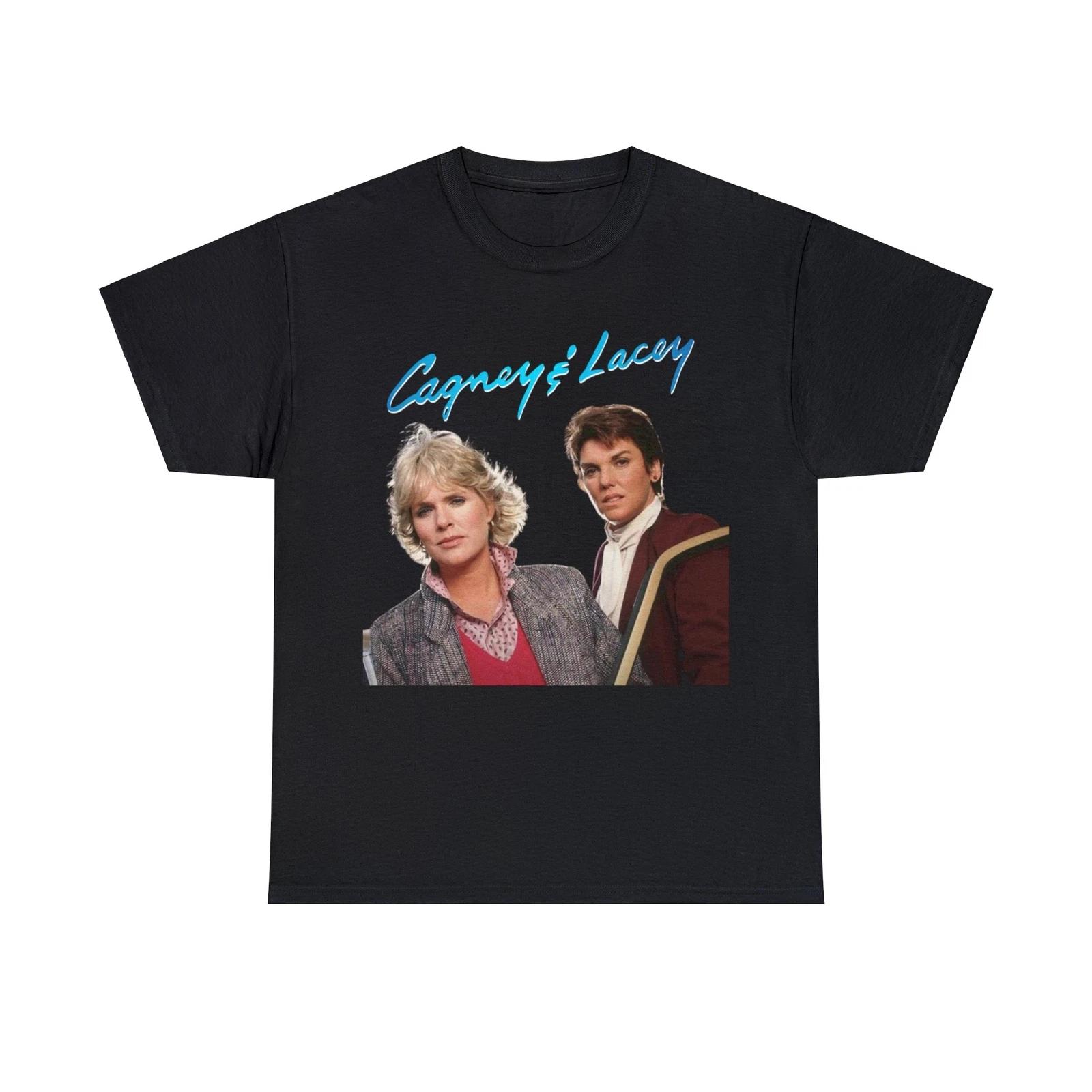 Cagney & Lacey Heavy Cotton Tee, Tyne Daly, Sharon Gless S