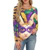 Long Sleeve Shirts For Women Cute Print Graphic Tees Blouses Casual Plus Size Basic Tops Pullover
