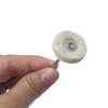 10PCS 3MM Schaft Schleifen Polieren Polieren Runde Rad Pad Wollfilz Werkzeug Für Dreh Werkzeuge Zubehör Pinsel Grinder kopf Bohrer Polierer