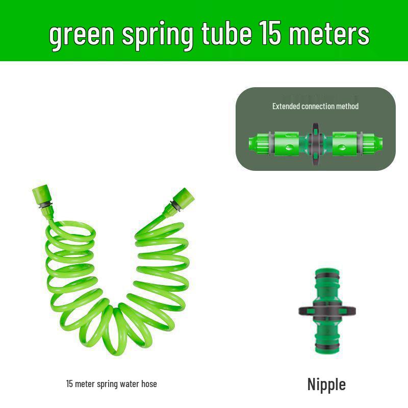 Teleskopická vysokotlaká vodní hadice a multifunkční tryska pro mytí aut a domácí použití