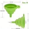 S/M/L Kitchen Silicone Collapsible Funnel Set of 3 Foldable-Cooking for Filling Bottles Perfume Capsules Fry Oil Filter