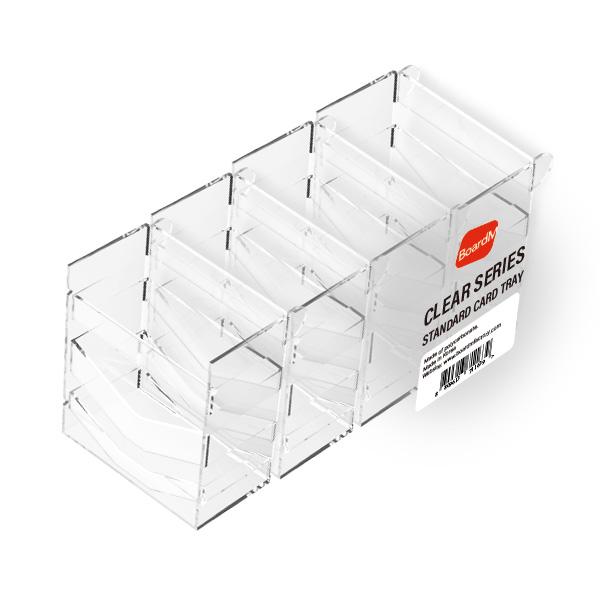 BoardM Clear Series Card Holders (4-Pack)