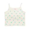 Morgan Waffle Heart Print Cropped Camisole Sax J.E. Women's (Pack)