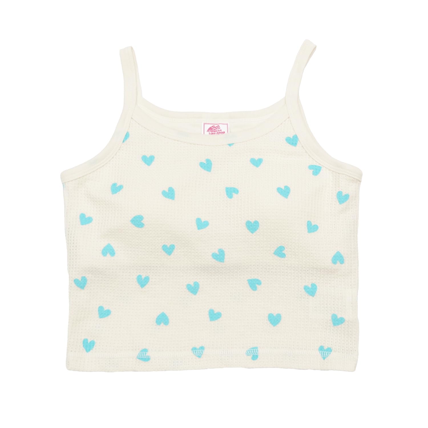 

Morgan Waffle Heart Print Cropped Camisole Sax J.E. Women s (Pack)