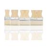 4Pcs Wood Handle Painting Tool Flat Paddle Paint Brush Professional Flat Paint Brush with Wool Bristles Easy To Use