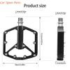Y4UA 1Pair Bicycles Pedals Sealed Bearing Light Weight Road Bike Pedals Flat Pedals