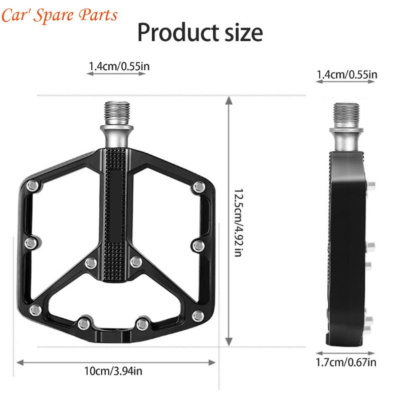 Y4UA 1Pair Bicycles Pedals Sealed Bearing Light Weight Road Bike Pedals Flat Pedals