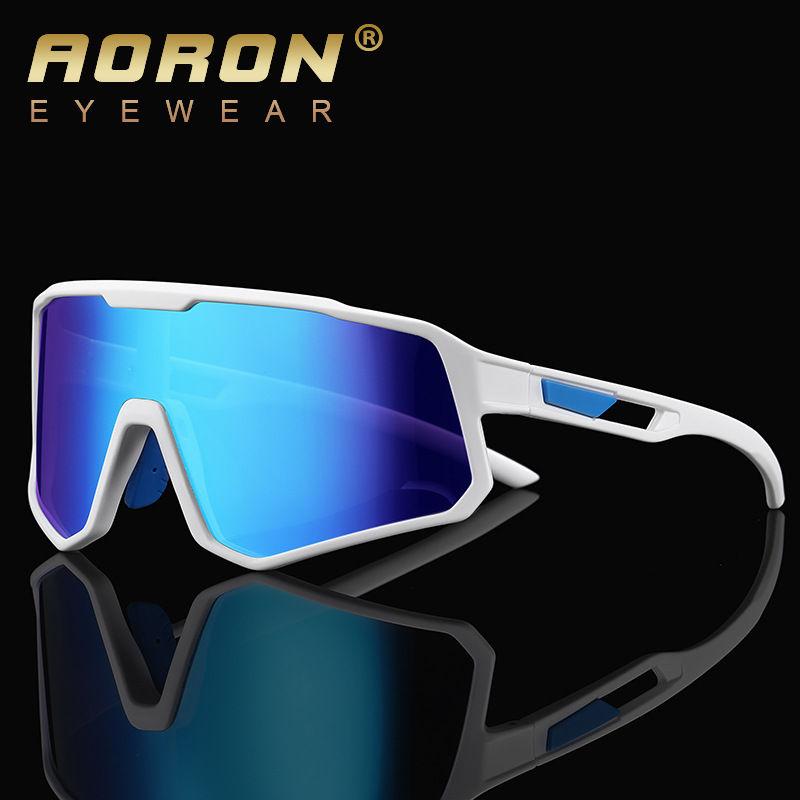 

AORON PC Frame Polarized Sunglasses for Men Women Outdoor Sports Cycling Driving Glasses UV400 Anti Glare Fashion Skiing Goggles