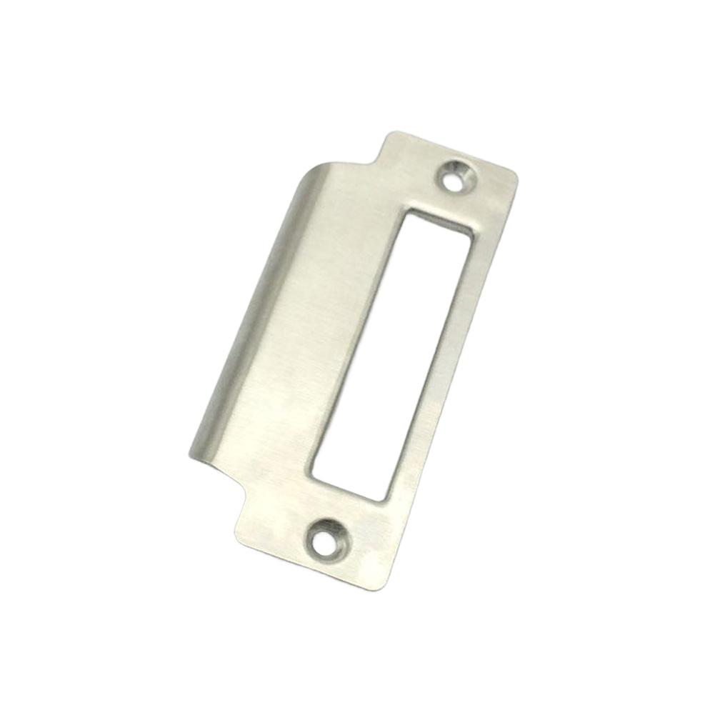 5pcs 64mm Locking Plate Stainless Steel Door Lock Latch Strike Plate Quick Installation Door Hardware Accessories