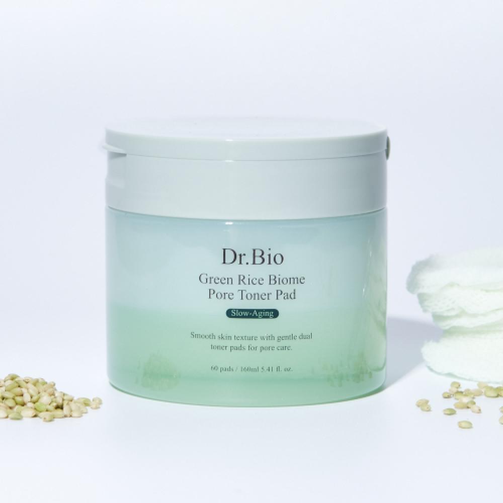 

Dr.bio Green Rice Biome Brightening Toner Pad 160ml NONE