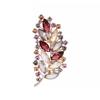 Crystal Leaf Brooch, High-end Women's Exquisite New Corsage, Niche Anti-glare Pin