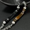 Stainless Steel Men Adjustable Hand Chain Stylish Twist Chain Bangle Fashion Bead Bracelet  Gift
